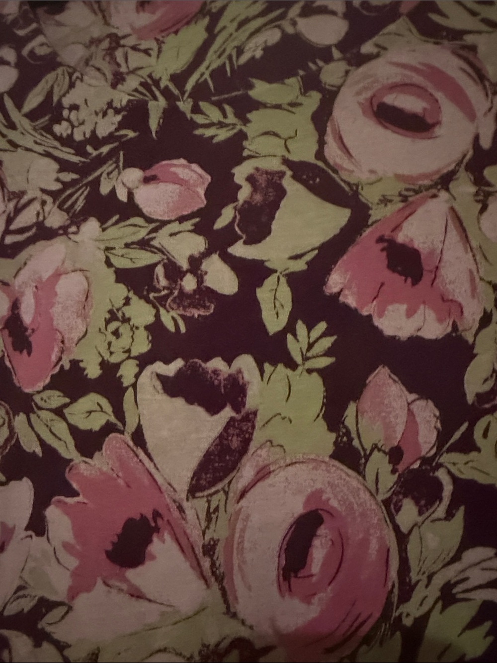Pact Organic Floral Midi Dress in Pink and Green - - Picture 3 of 3